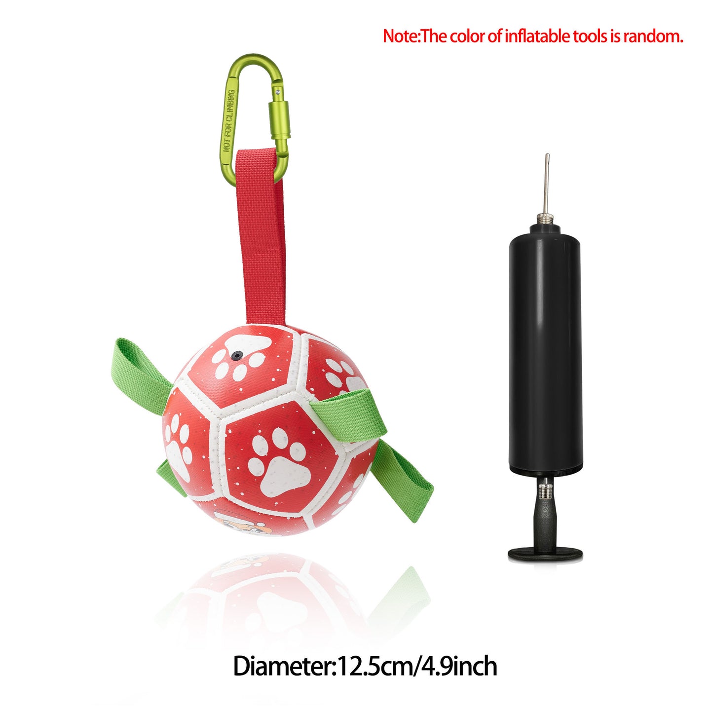 Interactive Dog Football Toy Soccer Inflated Training Toy For Dogs Outdoor Border Pet Supplies