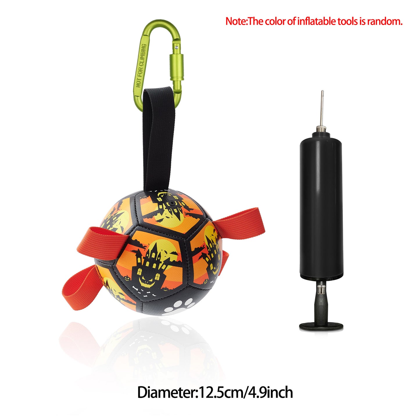 Interactive Dog Football Toy Soccer Inflated Training Toy For Dogs Outdoor Border Pet Supplies