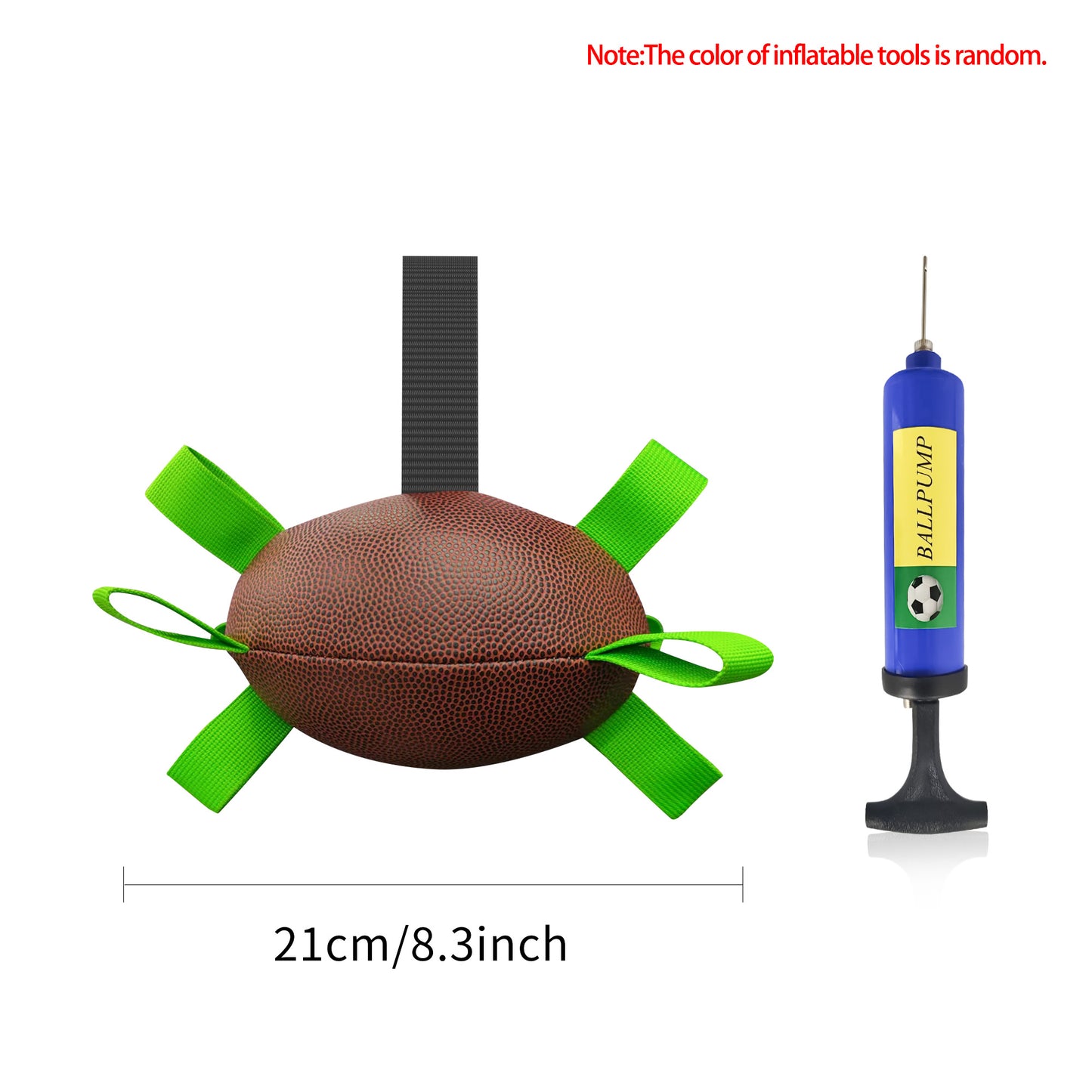 Interactive Dog Football Toy Soccer Inflated Training Toy For Dogs Outdoor Border Pet Supplies