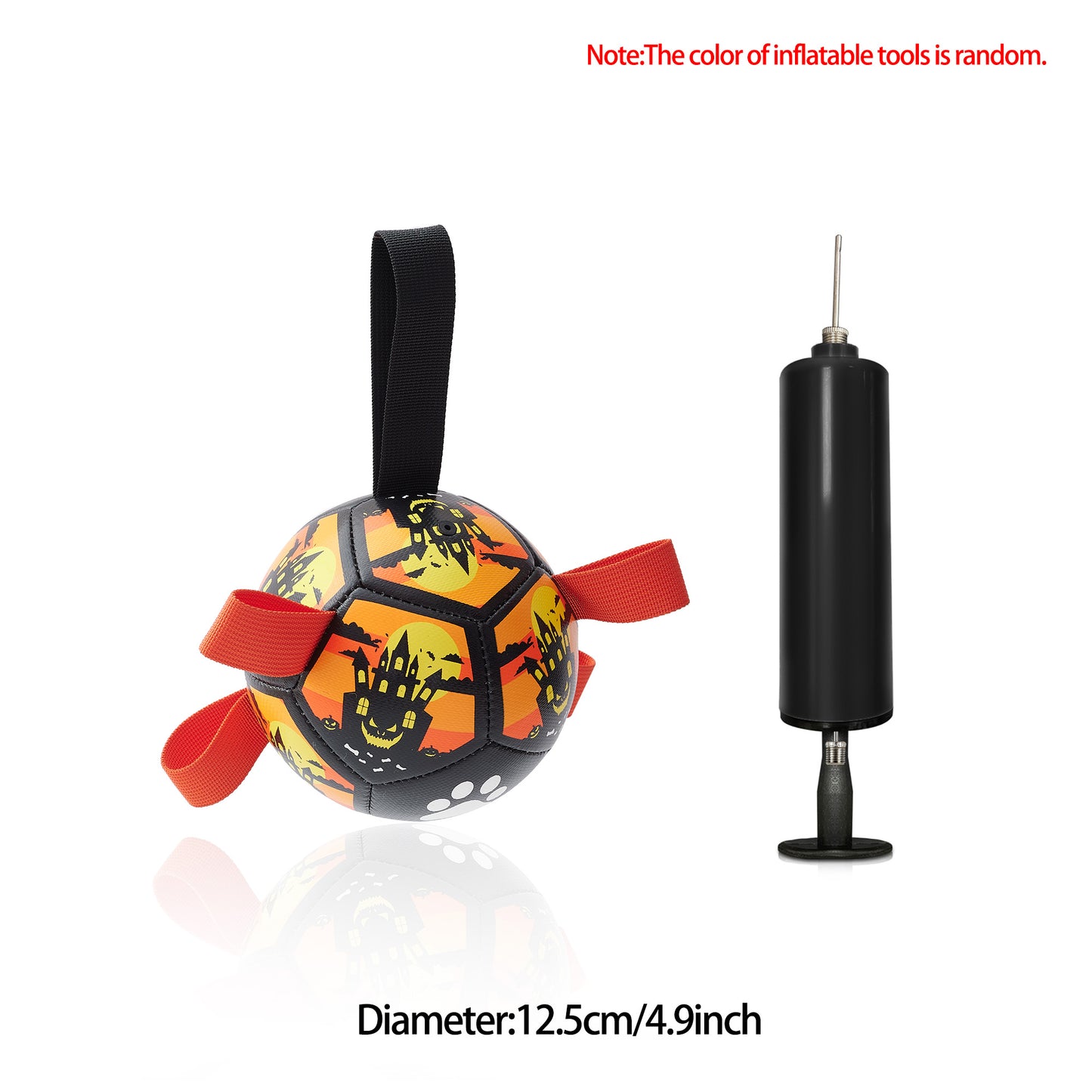 Interactive Dog Football Toy Soccer Inflated Training Toy For Dogs Outdoor Border Pet Supplies