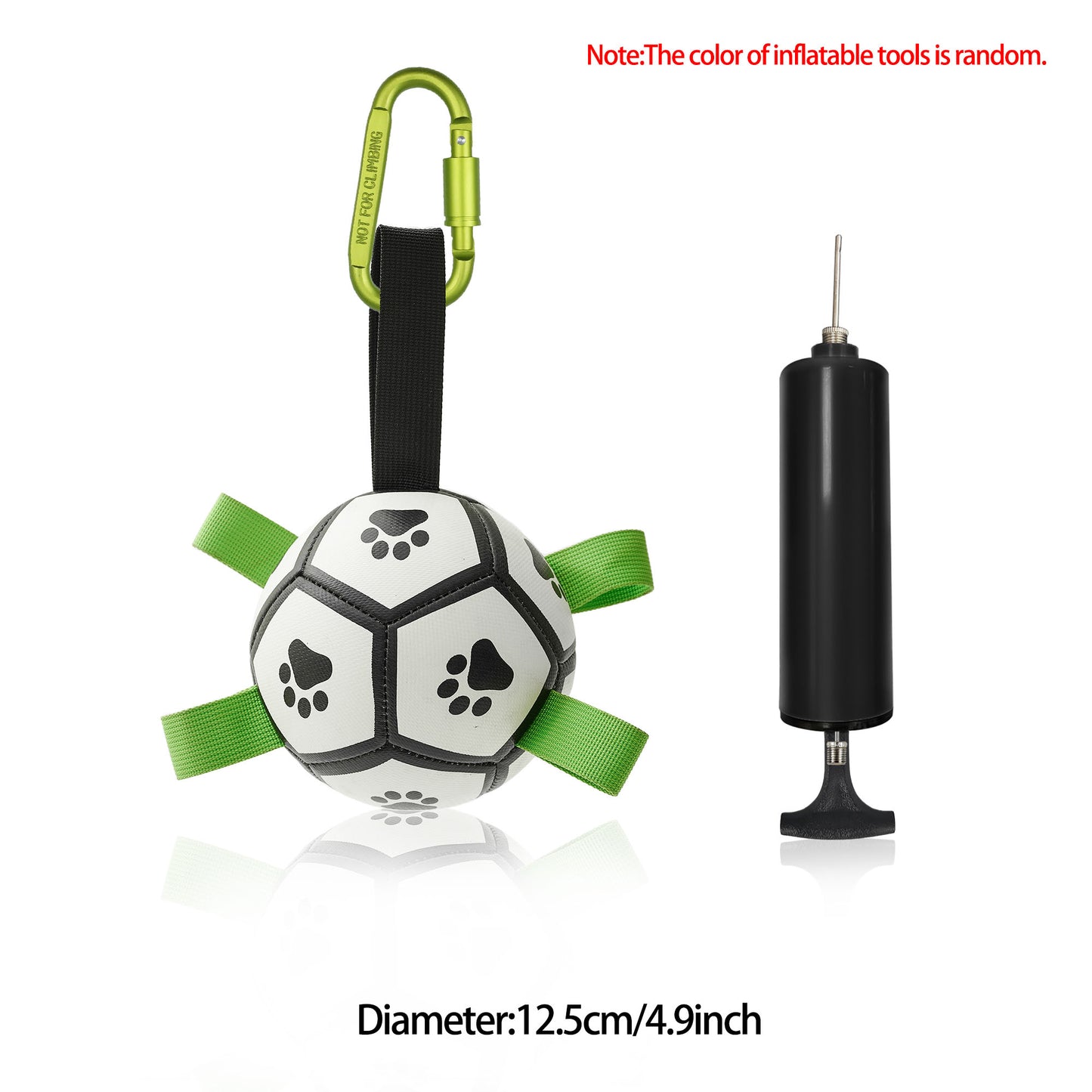Interactive Dog Football Toy Soccer Inflated Training Toy For Dogs Outdoor Border Pet Supplies