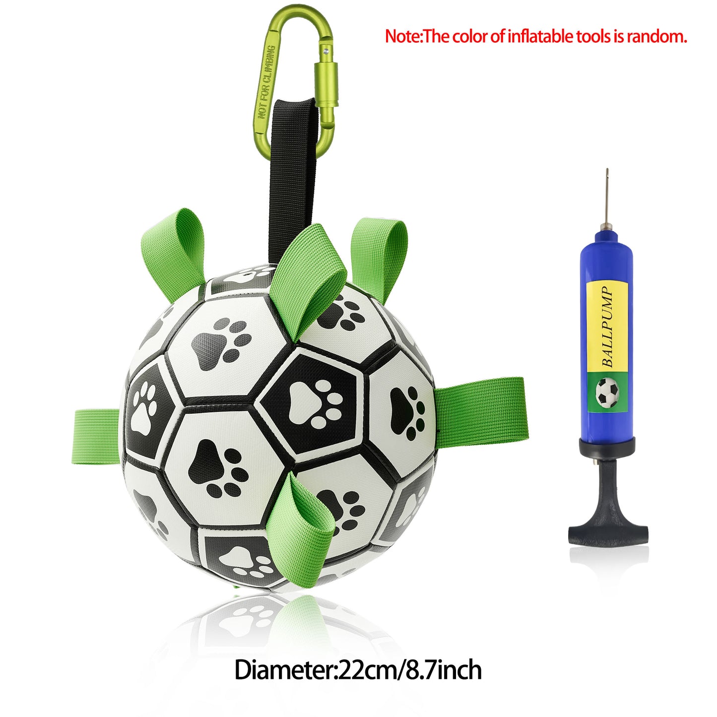 Interactive Dog Football Toy Soccer Inflated Training Toy For Dogs Outdoor Border Pet Supplies