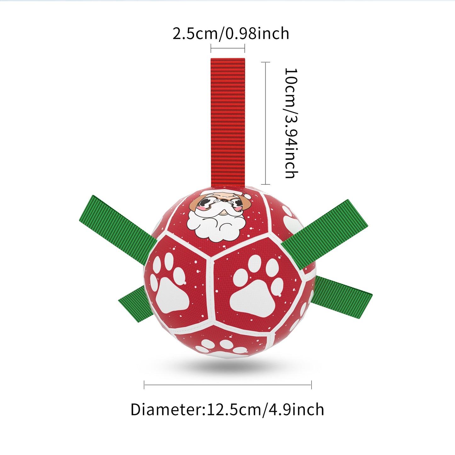 Interactive Dog Football Toy Soccer Inflated Training Toy For Dogs Outdoor Border Pet Supplies