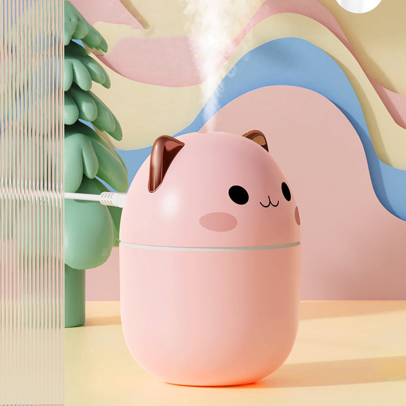 Air Humidifier Cute Cat Ultra-Silent Aromatherapy Air Purifier With Led Cool Mist Spray