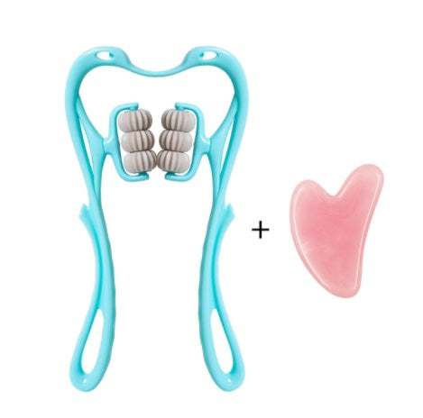 Multifunctional Manual Six-wheel Neck Massager Tool
