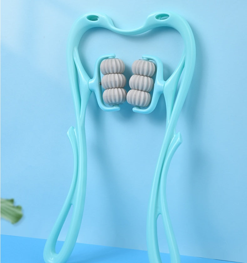 Multifunctional Manual Six-wheel Neck Massager Tool