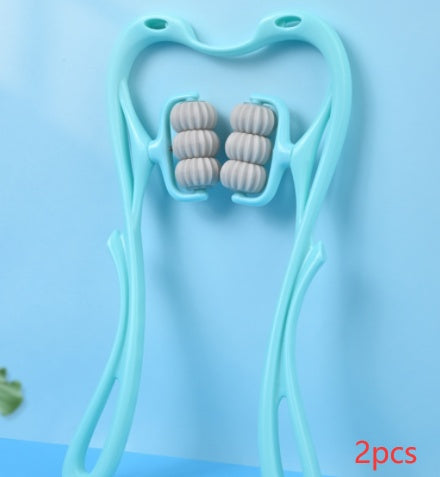Multifunctional Manual Six-wheel Neck Massager Tool